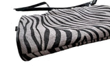 Zebra Pony Hair Clutch Patent Leather Shoulder bag Handbag Johnston & Murphy