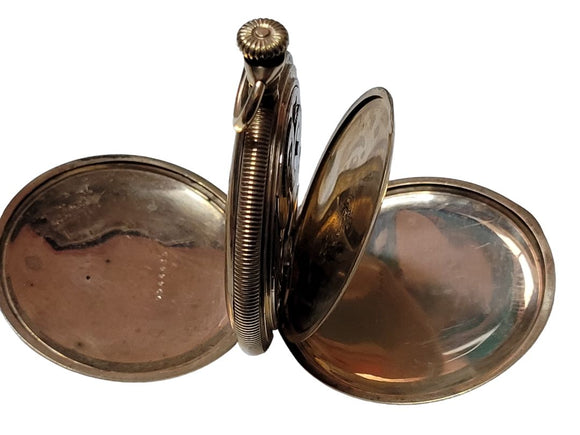 Charleston James Allen 14kt Yellow Gold Antique Pocket Philadelphia Watch Case Co. Rare