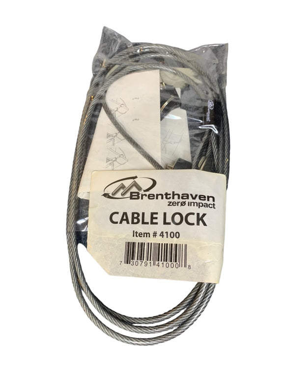 Brenthaven Zero Impact 4100 Keyed Cable Lock for Notebooks and Laptops