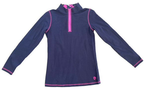 XS Spatina Navy Blue 1/4 Zip Performance Top Pullover