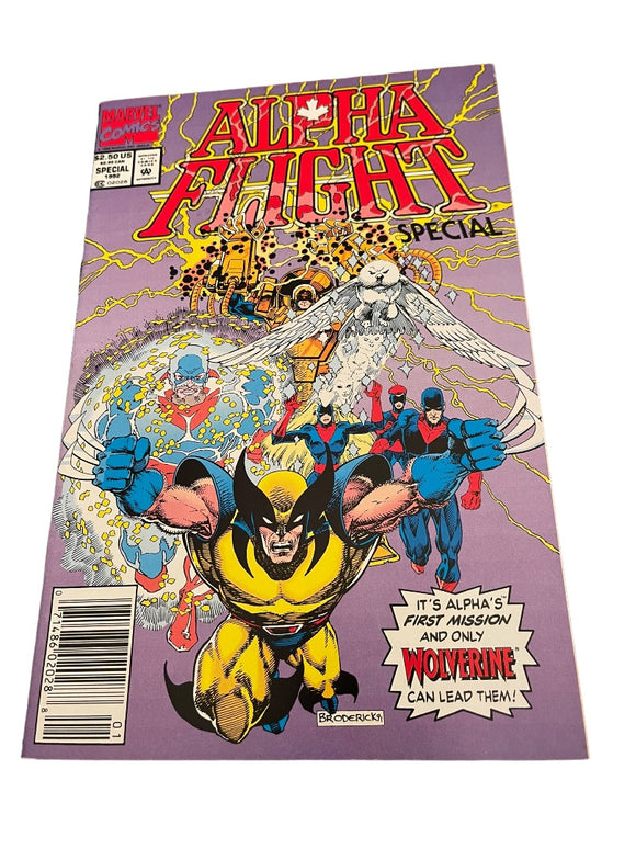Marvel Alpha Flight Special #1 Marvel Comics 1992 Wolverine 1st Mission