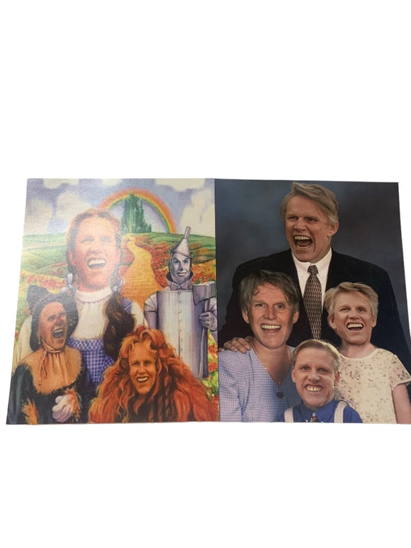 Set of 2 Gary Busey's Funny Family Photo Wizard of Oz Spoof 8x10