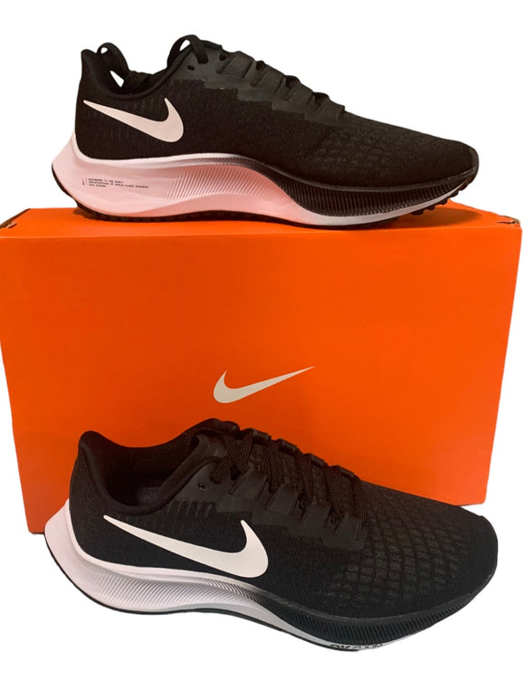 6.5 Nike Air Zoom Pegasus 37 Running Shoes Black White BQ9646-002 Men's New