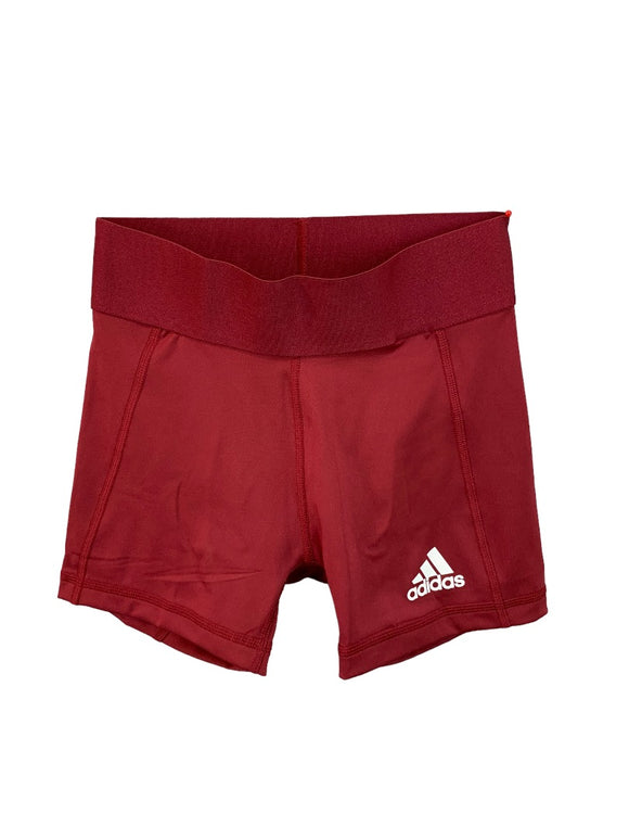 2XS Adidas Women's Volleyball Tights Shorts College Burgundy FK0999 New