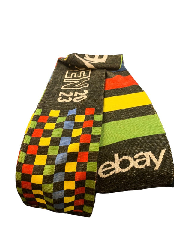 Ebayana Ebay Open 2023 Swag Winter Multicolor Scarf Fringed 8
