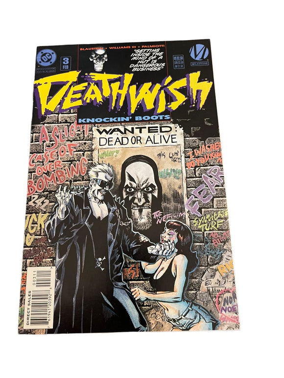 DC Deathwish #3 Milestone Blaustein Williams Palmiotti 1994