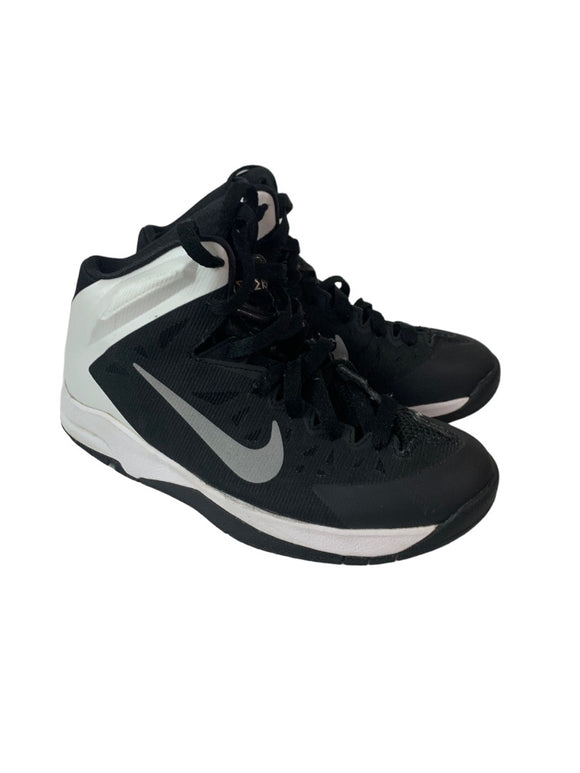 Size 3.5Y Nike Youth HyperQuickness Basketball Sneakers 622759-001  Black White
