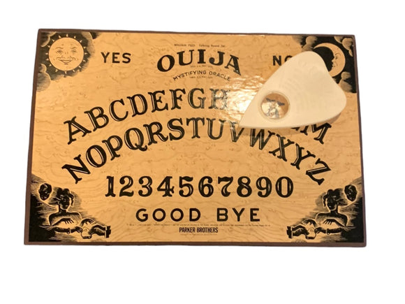 Parker Brothers Ouija Board Planchette Mystifying Oracle William Fuld 17.5