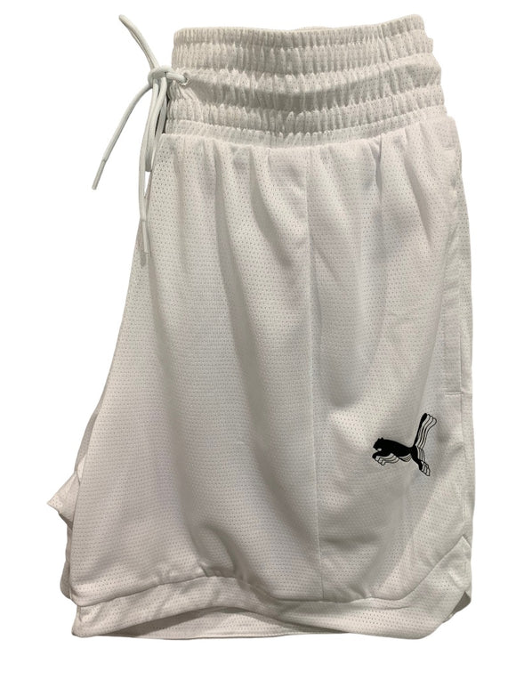 XS Puma Women's New White Foundation Shorts 539945 02 Pull On