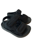 1.5 Toddler Boy's Black Adjustable Sport Sandals Cheerful Mario New
