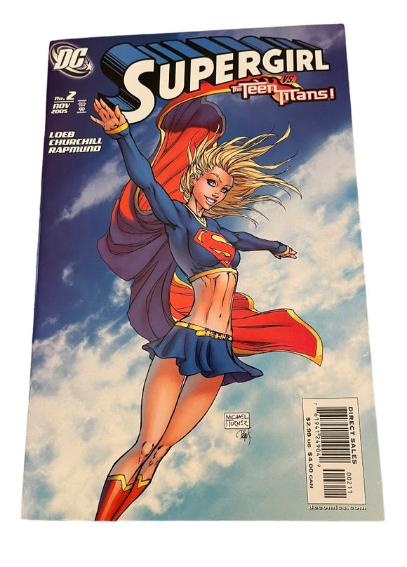 DC Comic Supergirl VS The Teen Titans #2 November 2005 Loeb Churchill Rapmund