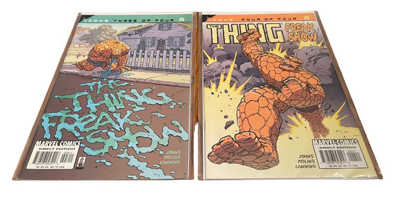 Marvel Icons The Thing Freak Show #3 & #4 Rated PG