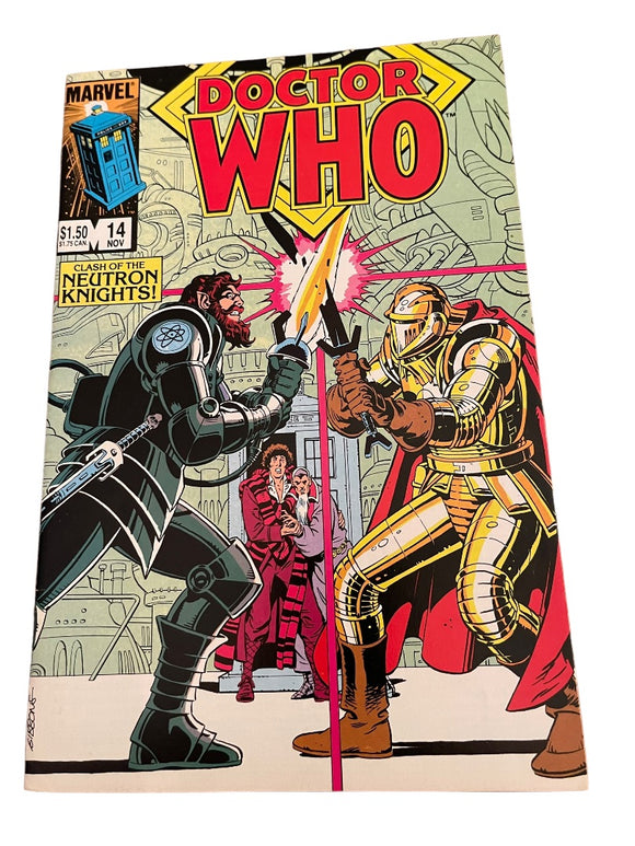 Marvel Doctor Who #14 Marvel Comic, The Neutron Knights