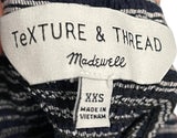 XXS Madewell Texture & Thread Smocked Peplum Tank Top