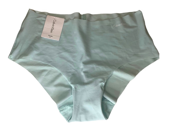 Small Calvin Klein New Women's Invisibles Hipster Panty Aqua Blue D3429-330