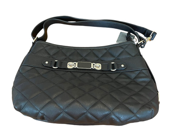 Covington Twist It Up Convert Black Handbag Purse Interior Pockets New