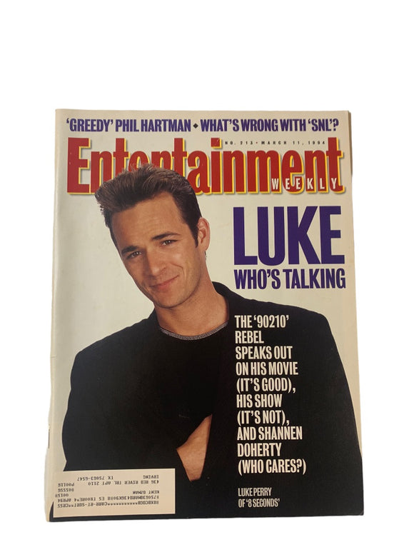 March 1994 Entertainment Weekly Magazine- Luke Perry March 11 1994