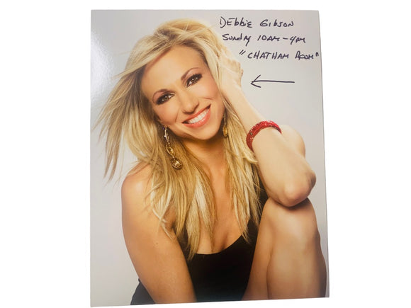 Teen Idol Debbie Gibson 8 x 10 Glossy Promotional Photo Picture Marked from Event