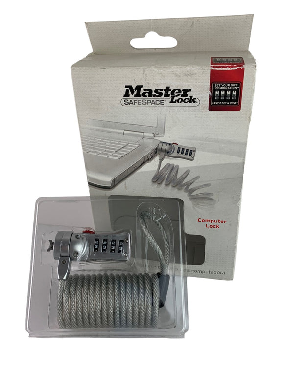 Master Lock 2120D Laptop Combination Computer Lock with Self Coiling Cable