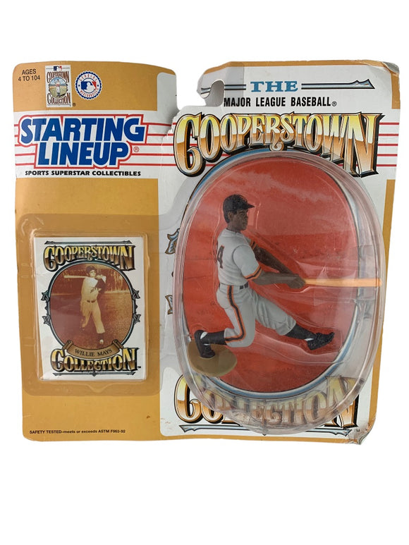 Willie Mays 1994 Cooperstown Collection Starting Lineup MLB Figure and Card