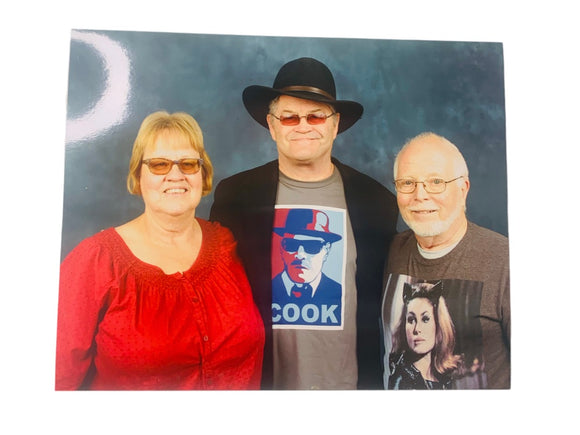 Mickey Dolenz with Fans Photo 8 x 10 Glossy Promotional Woman and Man