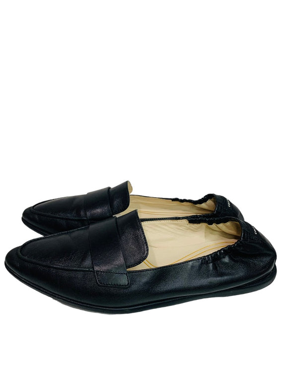 Size 9 Cole Haan Women's Grand Ambition Black Leather Amador Loafers W21449
