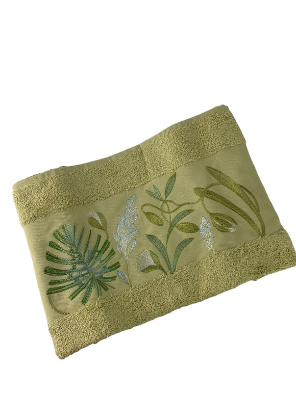 New Paradise Hand Towel 100% Cotton Bamboo Color Design
