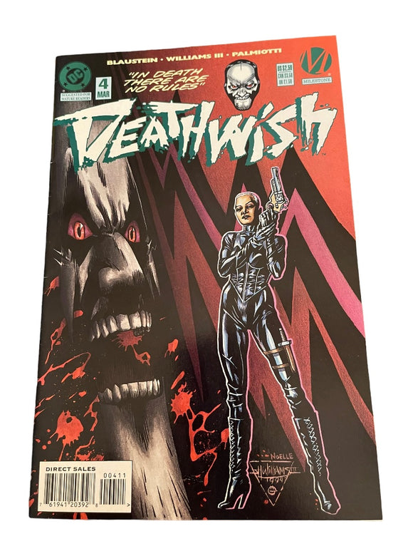 Deathwish #4 DC 1995 Blaustein Williams Palmiotti Comic