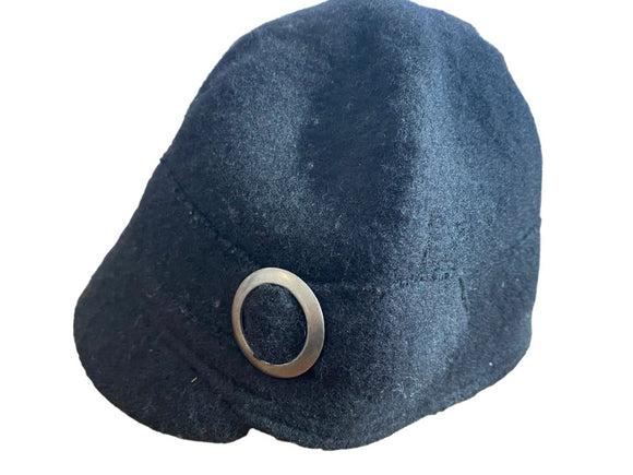 REI 100% Wool Grey Newsboy Hat S/M