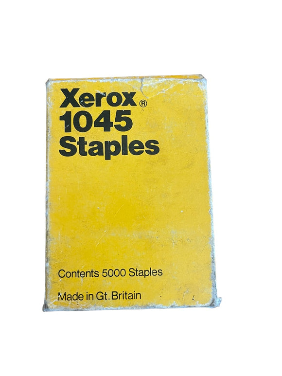 Xerox 1045 Staples Made in Gt. Britain Open Box 5000 Staples