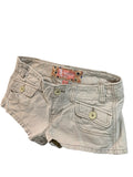 0 Hollister Junior Women's Tan Pocket Shorts 2" Inseam 100% Cotton