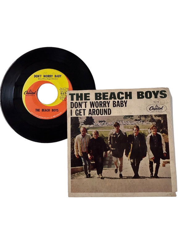 The Beach Boys 45 Single 5714 Capital Records I Get Around Don't Worry Baby
