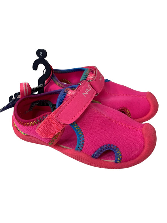 8 Nautica Little Kids Pink Water Shoes Sport Sandals Kettle Gulf