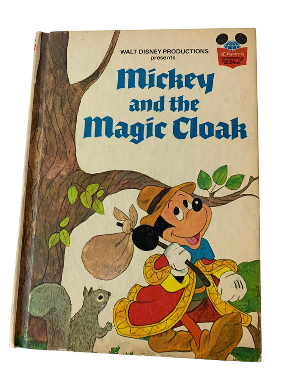 Walt Disney Productions 1975 Mickey and the Magic Cloak  Wonderful World of Reading Book
