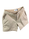 0 Old Navy Women's Tan Flat Front Chino Shorts 3" Inseam
