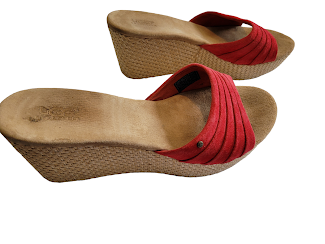 10 UGG Alvina Wedge Sandals Slip On Shoes
