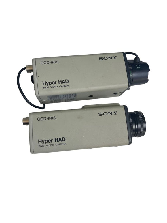 2 Sony CCD-IRIS Hyper HAD B&W Video Camera Cameras SPT-M104A