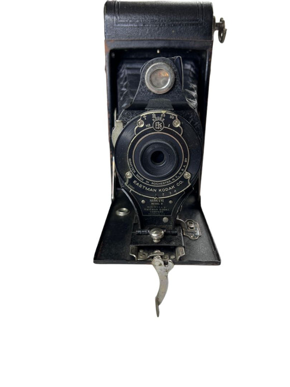 Antique Camera Eastman Kodak 1930's No. 2A Hawk-Eye Model B Folding Film Camera