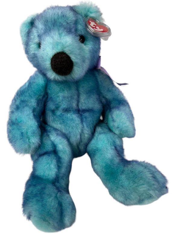 Ty Classics 1999 Bluebeary Bear Stuffed Animal Tags 14.5