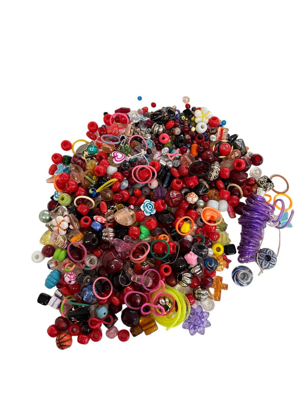 Acrylic Beads Craft Pieces 8.7 ounces Kits Cord Hobby DIY