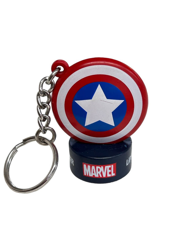 Marvel Lip Smackers Marvel Captain America Keyring Key Chain Promotional