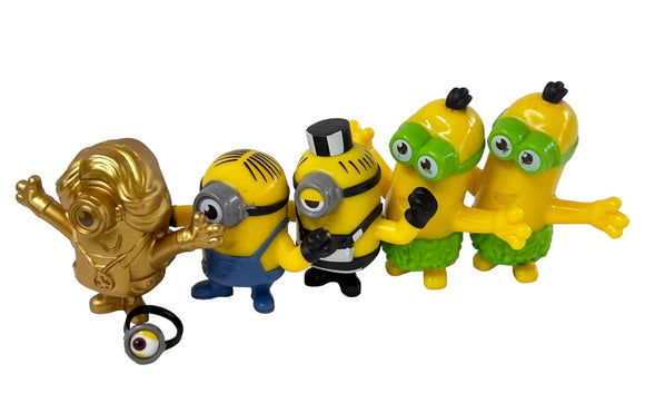 2019 McDonalds Minions Happy Meal Toys Set of 5 Despicable Me