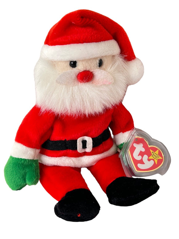 Ty Beanie Baby Santa 1998 Plush Toy 9 Inch Stuffed Collectible Tags