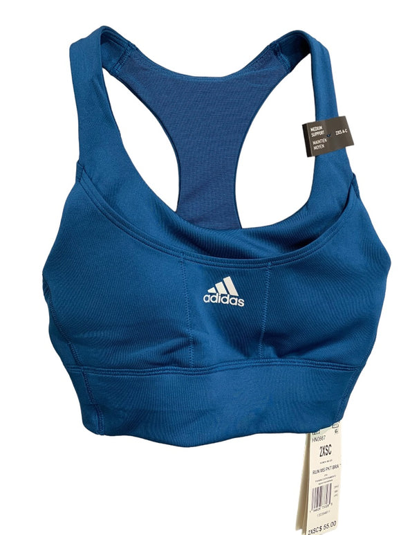 2XS (A-C) Adidas Women's Running Medium Support Pocket Bra HN0667