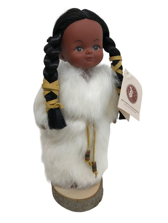 Vintage Art Huron Eskimo Doll Papoose 9