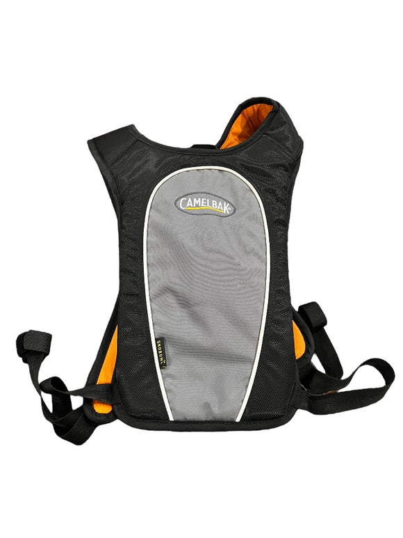 Camelback Snobowl Hydration Backpack No Bladder Orange Gray Black EUC