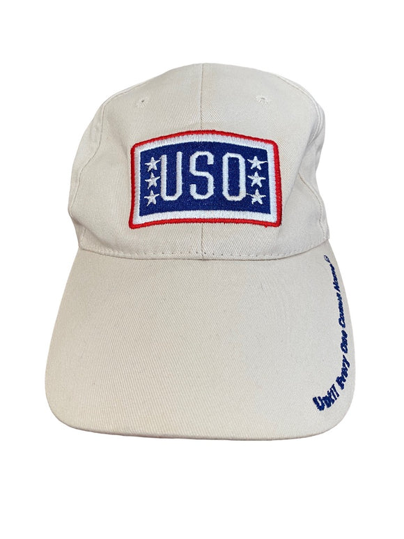 USO NY Giants 2012 Super Bowl Ball Cap Hat Adjustable 