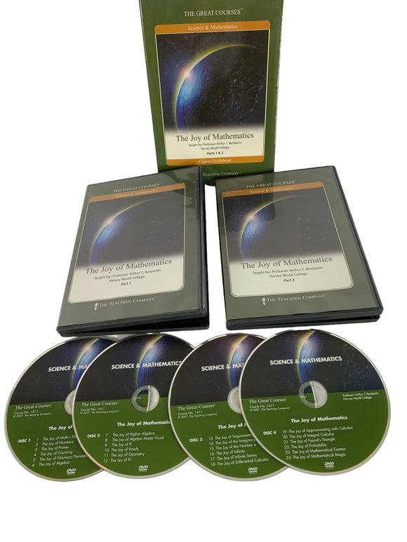 The Great Courses: The Joy of Mathematics DVD Book Set