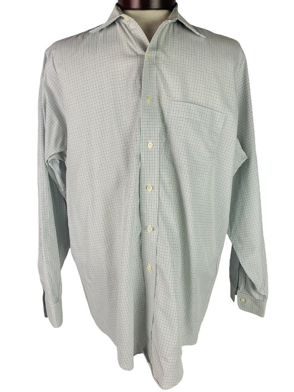 16 (34) Brooks Brothers Men's Button Up Dress Shirt Traditional Fit All Cotton