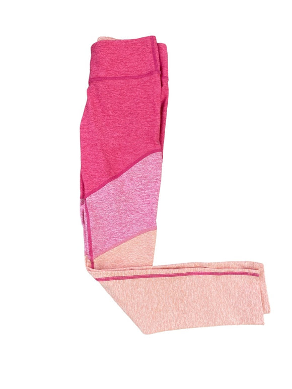 XS Outdoor Voices Tri-color Pink Yoga Pants Leggings